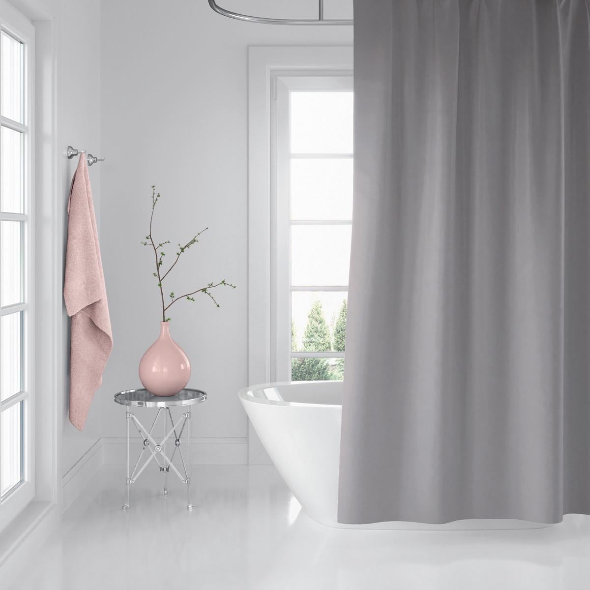 Штора для ванной длинная Tropik 180x240 см Grey (Grey/hight240) Штора для ванной длинная Tropik 180x240 см Grey (Grey/hight240)