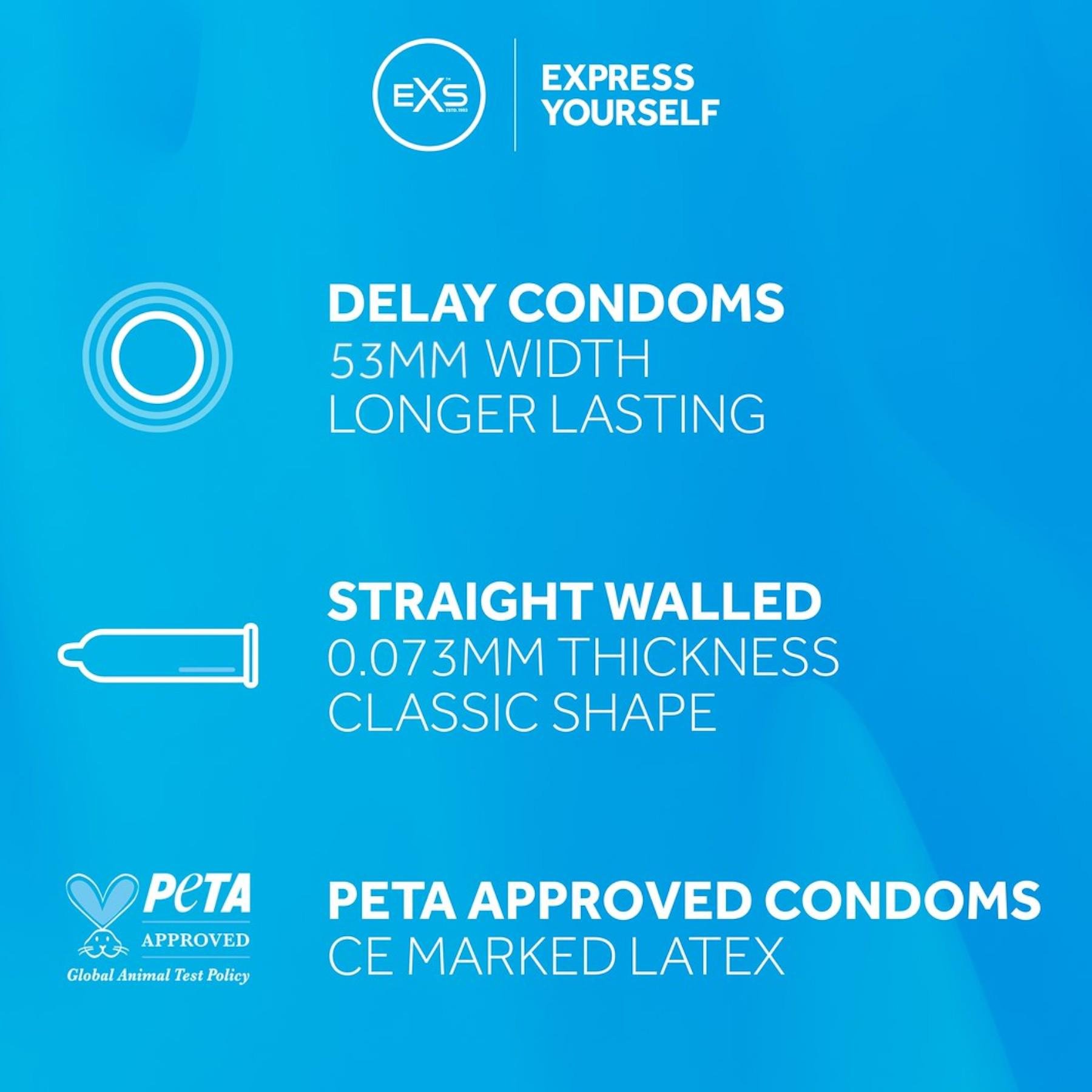 Презервативи з пролонгуючим ефектом Delay Endurance EXS №12 - фото 6 Презервативи з пролонгуючим ефектом Delay Endurance EXS №12 - фото 6