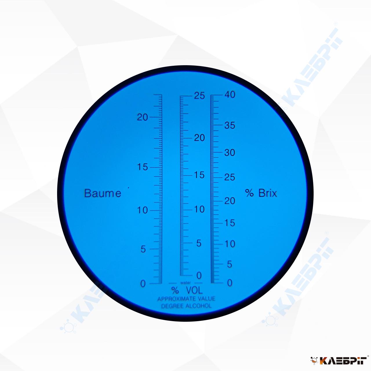 Рефрактометр для алкогольних напитков Klebrig АТС-Спирт - фото 7