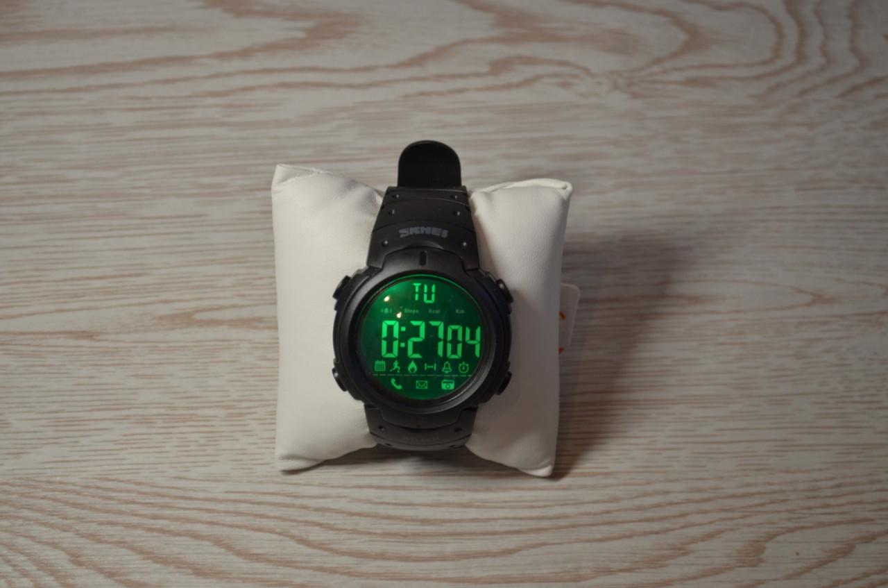 Наручний годинник спортивний чоловічий Skmei Чорний (1301 Black) - фото 10