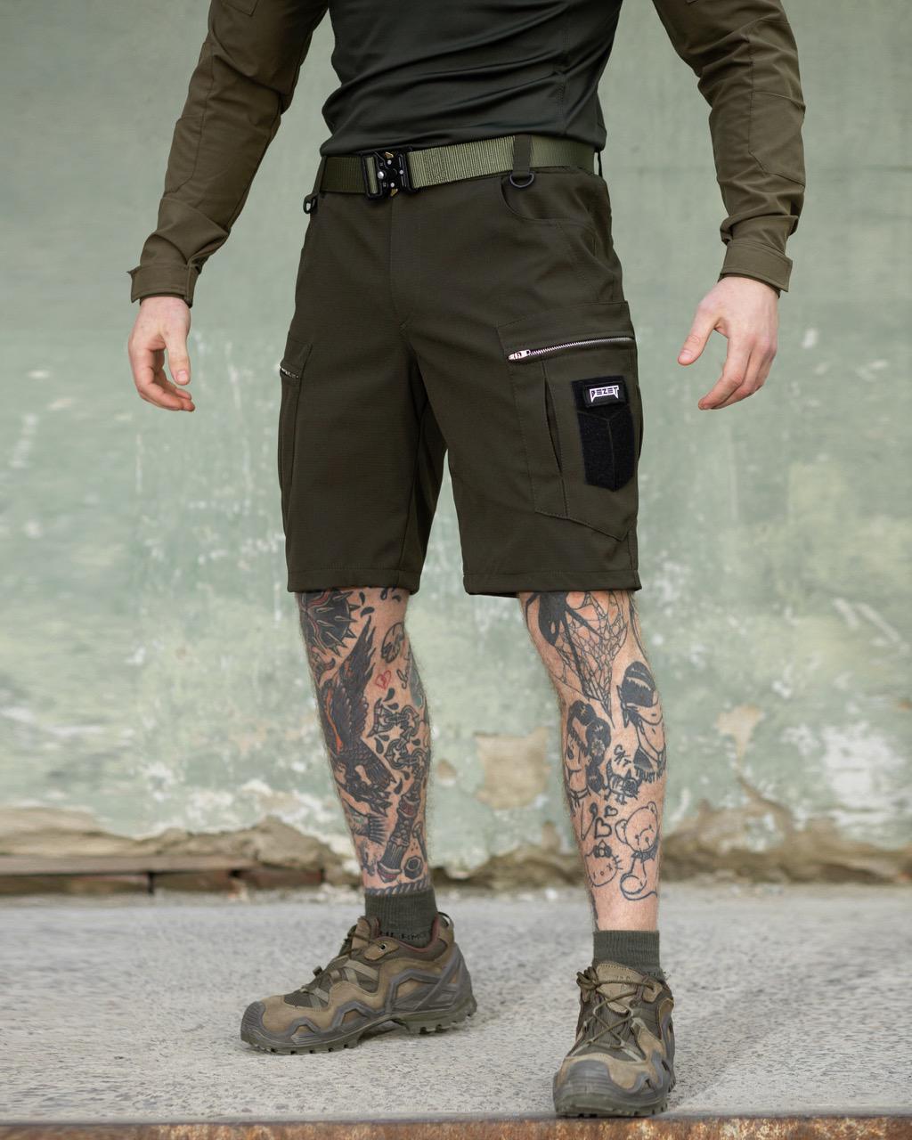 Шорты карго Bezet Эшелон S Хаки (7262)