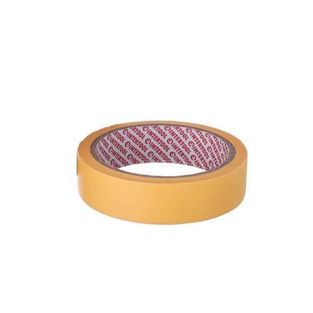 Лента малярная Intertool DM-0025 автомобильная термостойкая 25 мм 20 м Желтый (10090559)