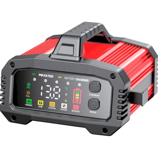 Зарядное устройство для аккумуляторов MAXXTER MX-CHR-1224V25M LiFePO4/AGM 12V/24V 15/25А 350W Зарядное устройство для аккумуляторов MAXXTER MX-CHR-1224V25M LiFePO4/AGM 12V/24V 15/25А 350W