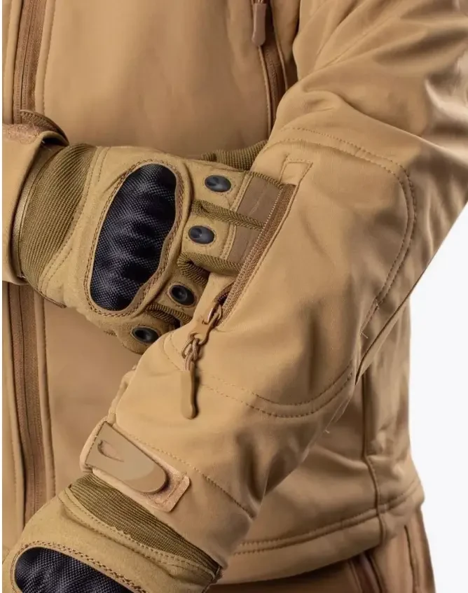 Костюм військовий Soft shell куртка/штани S Койот (2326861458) - фото 3 Костюм військовий Soft shell куртка/штани S Койот (2326861458) - фото 3