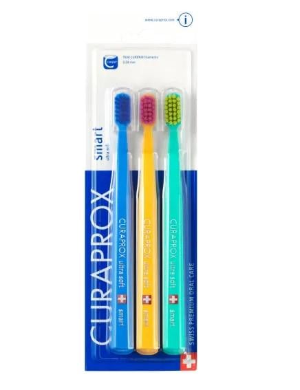 Набір зубних щіток дитячих CURAPROX CS Smart від 5 років 3 шт. (1001)