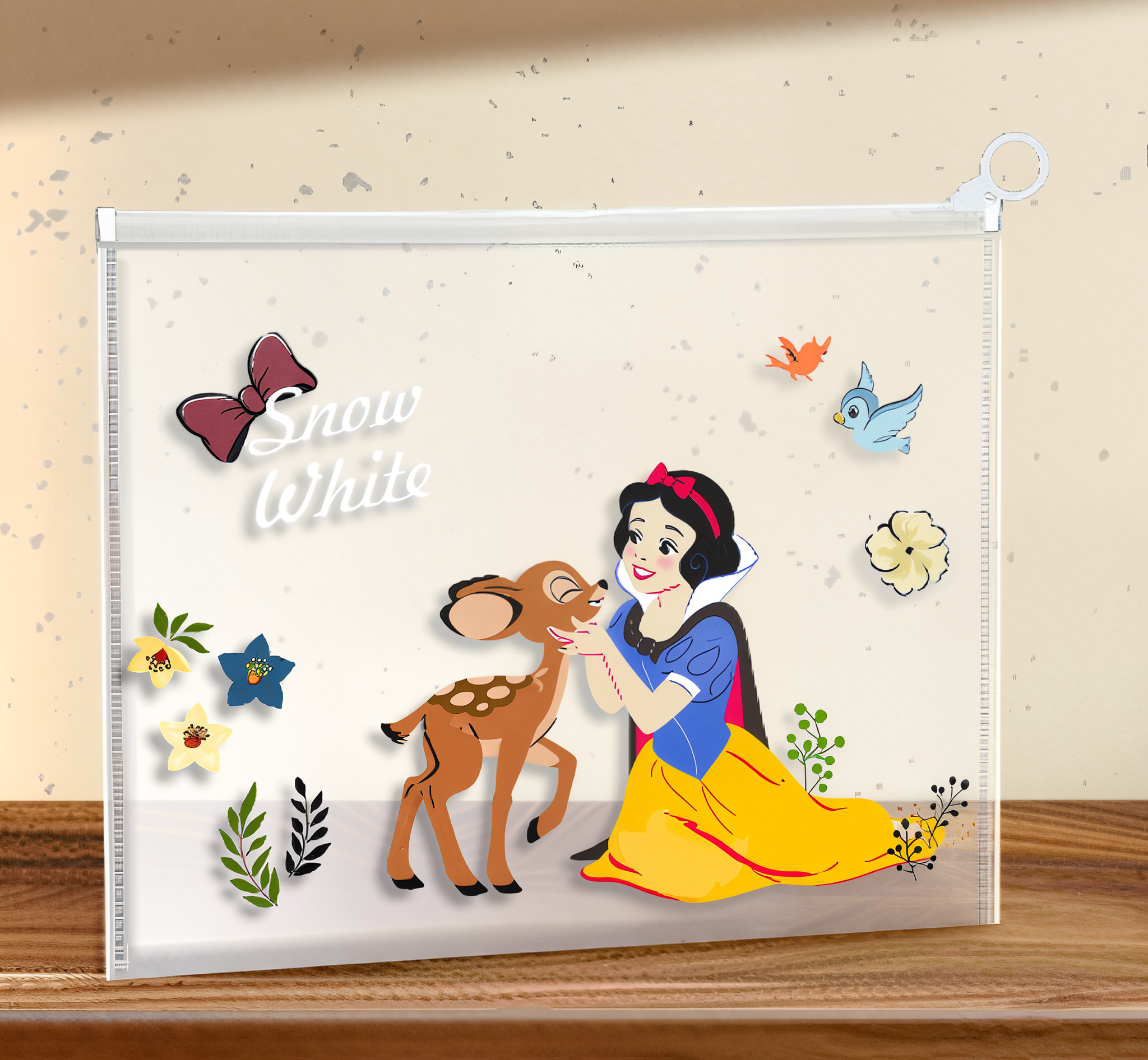 Папка с бегунком Snow Белоснежка Принцессы А4 Разноцветный (0514)