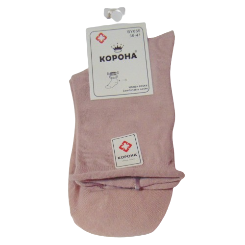 Носки без резинки Корона 655 р. 37-41 Пудровый (2186568258) Носки без резинки Корона 655 р. 37-41 Пудровый (2186568258)