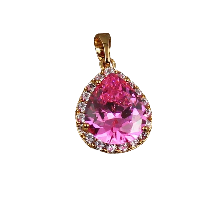 Кулон Xuping Jewelry капля с розовым фианитом в ободке 1,7 см Золотистый (2629124682) Кулон Xuping Jewelry капля с розовым фианитом в ободке 1,7 см Золотистый (2629124682)