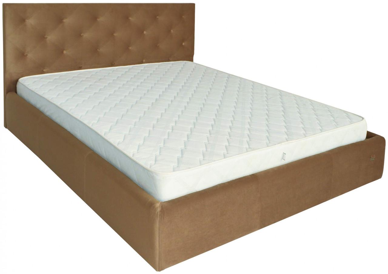 Кровать Bristol Comfort Missoni 004 с подъемным механизмом и нишей для белья 120х190 см Светло-коричневый