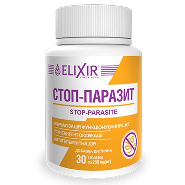 Антипаразитарный препарат Elixir Stop-Parasite 30 табл. (000025439) Антипаразитарный препарат Elixir Stop-Parasite 30 табл. (000025439)