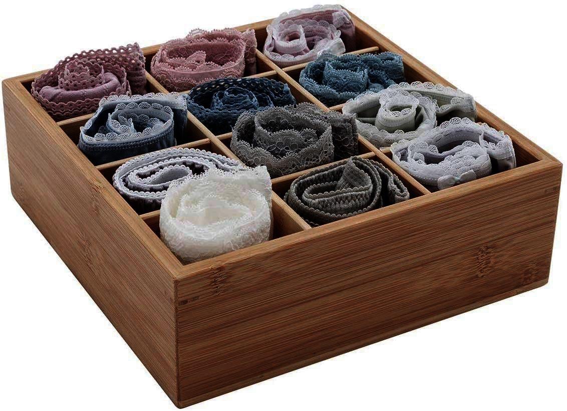 Органайзер для галстуков из дерева Катманду 12 Сепия (ОГА-120108)