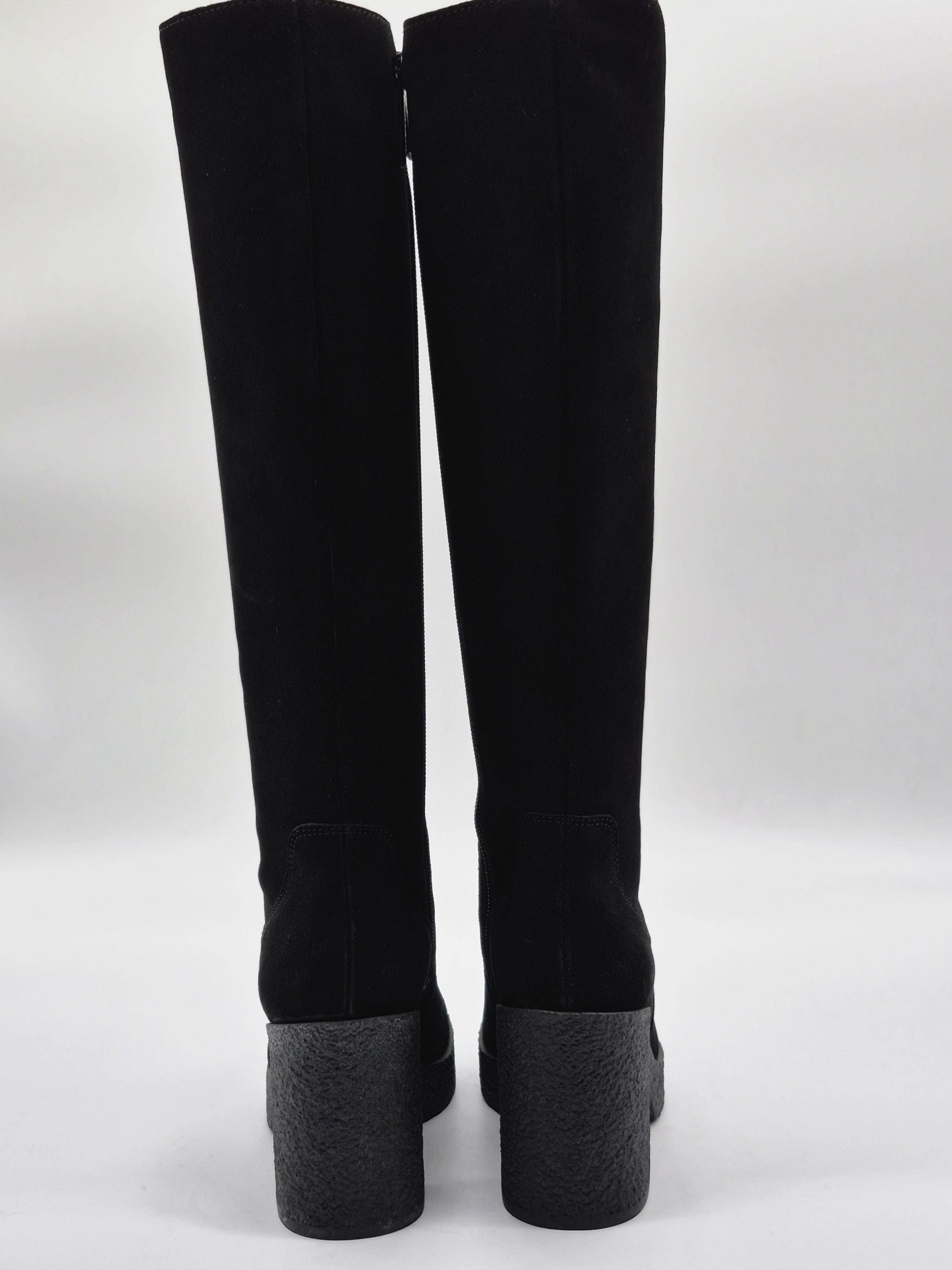 Чоботи жіночі на підборах What For HITA р. 38 Чорний - фото 2 Чоботи жіночі на підборах What For HITA р. 38 Чорний - фото 2