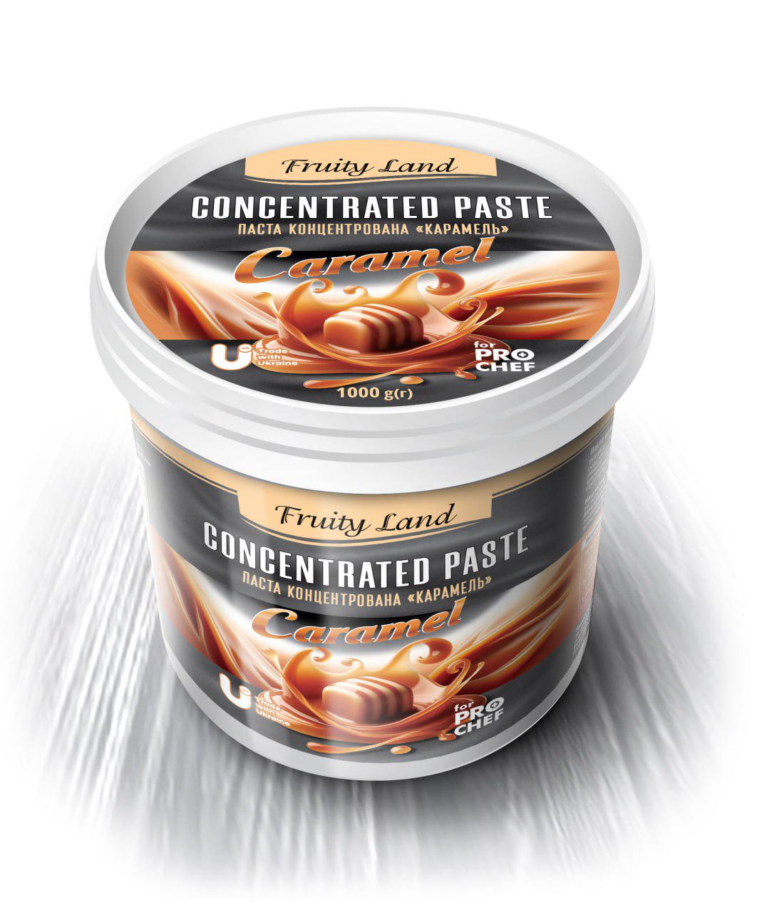 Паста концентрированная Fruity Land Карамель 1 кг