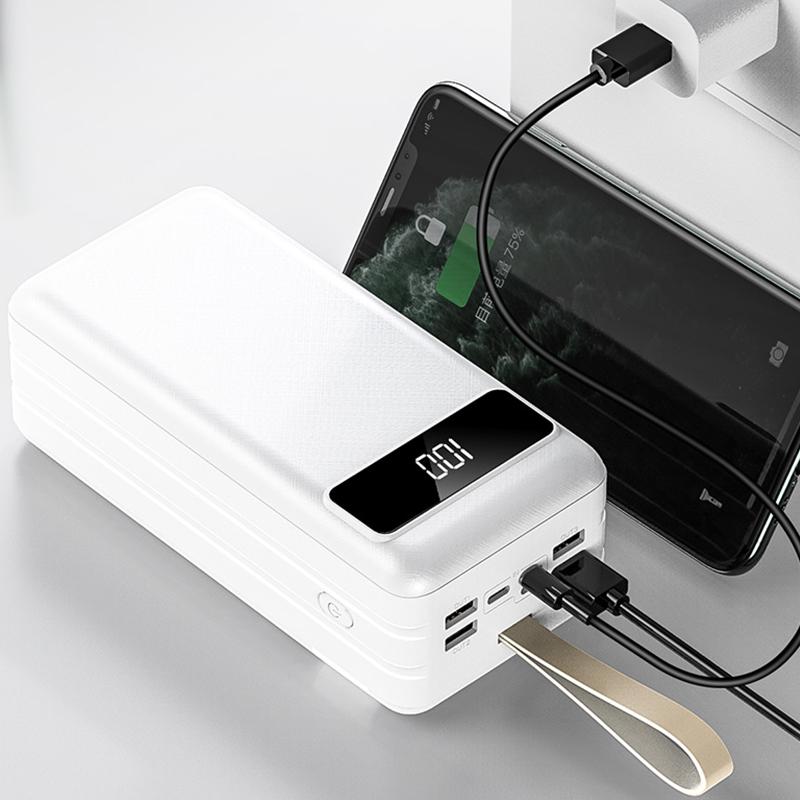 Портативна мобільна батарея підвищеної ємності Powerbank Fast charging Auris 65000 mAh - фото 2