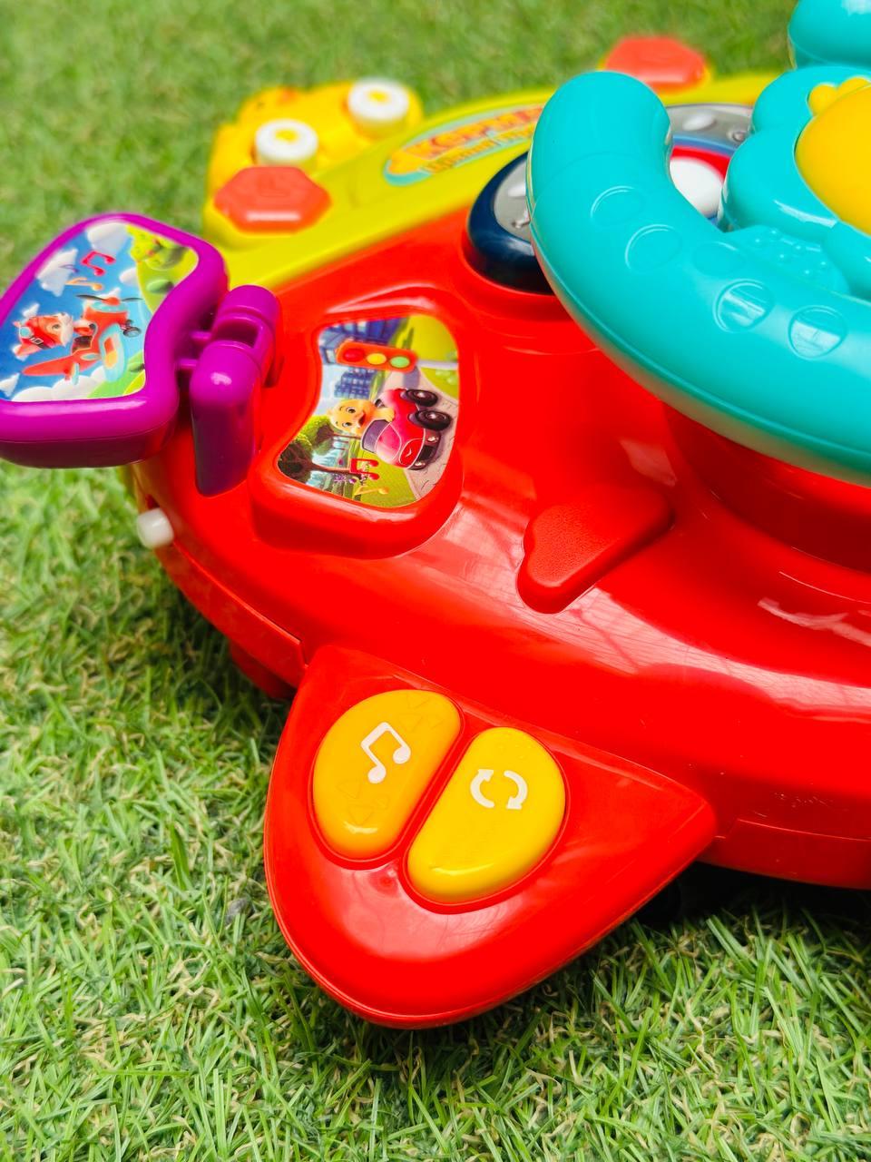 Руль музыкальный на коляску с креплением со светом и звуком для малышей (2733838131) - фото 3 Руль музыкальный на коляску с креплением со светом и звуком для малышей (2733838131) - фото 3