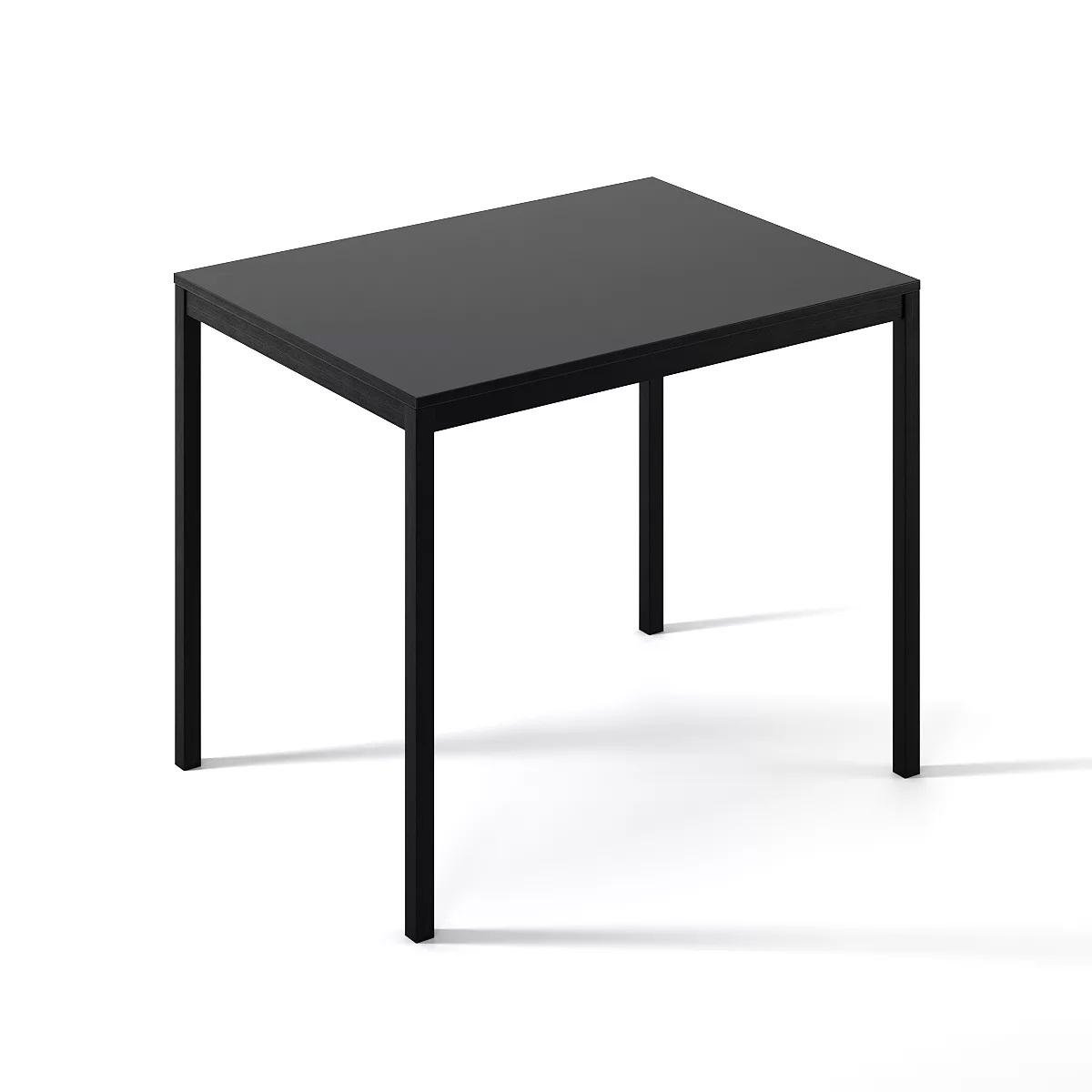 Стол обеденный Art in Нead Brevity Loft Mid из ЛДСП/металл 90х67 см Гафит серый/Черный (TB02070000030)