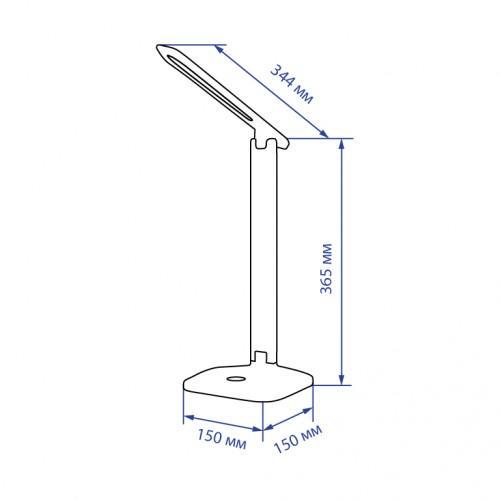 Настольная лампа Feron DE1733 9 Вт 3000-6000 К Белый (40123) - фото 4 Настольная лампа Feron DE1733 9 Вт 3000-6000 К Белый (40123) - фото 4