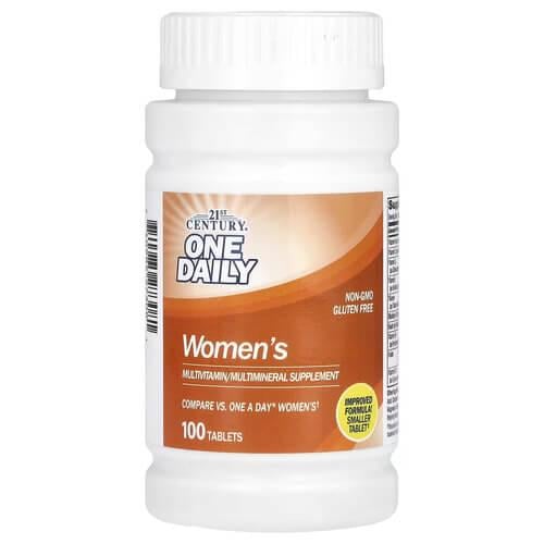 Витамины для женщин 21st Century One Daily Women's 100 табл. (CEN-27308)