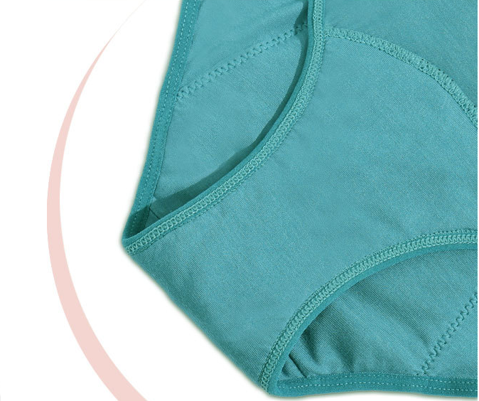 Труси сліпи для місячних від протікань з додатковим абсорбуючим шаром M Зелений - фото 4