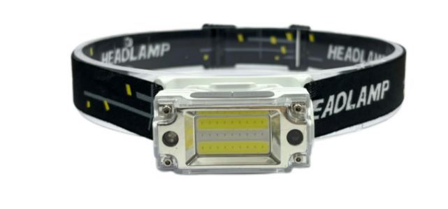 Ліхтар налобний C 617 COB Сенсор RED/BLUE WARNING