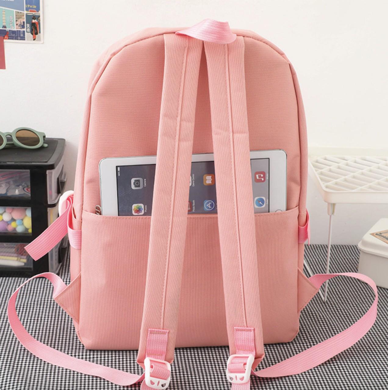 Шкільний рюкзак для дівчинки CLBD BAG 4в1 шоппер/пенал/сумочка Рожевий (DR016331) - фото 5 Шкільний рюкзак для дівчинки CLBD BAG 4в1 шоппер/пенал/сумочка Рожевий (DR016331) - фото 5