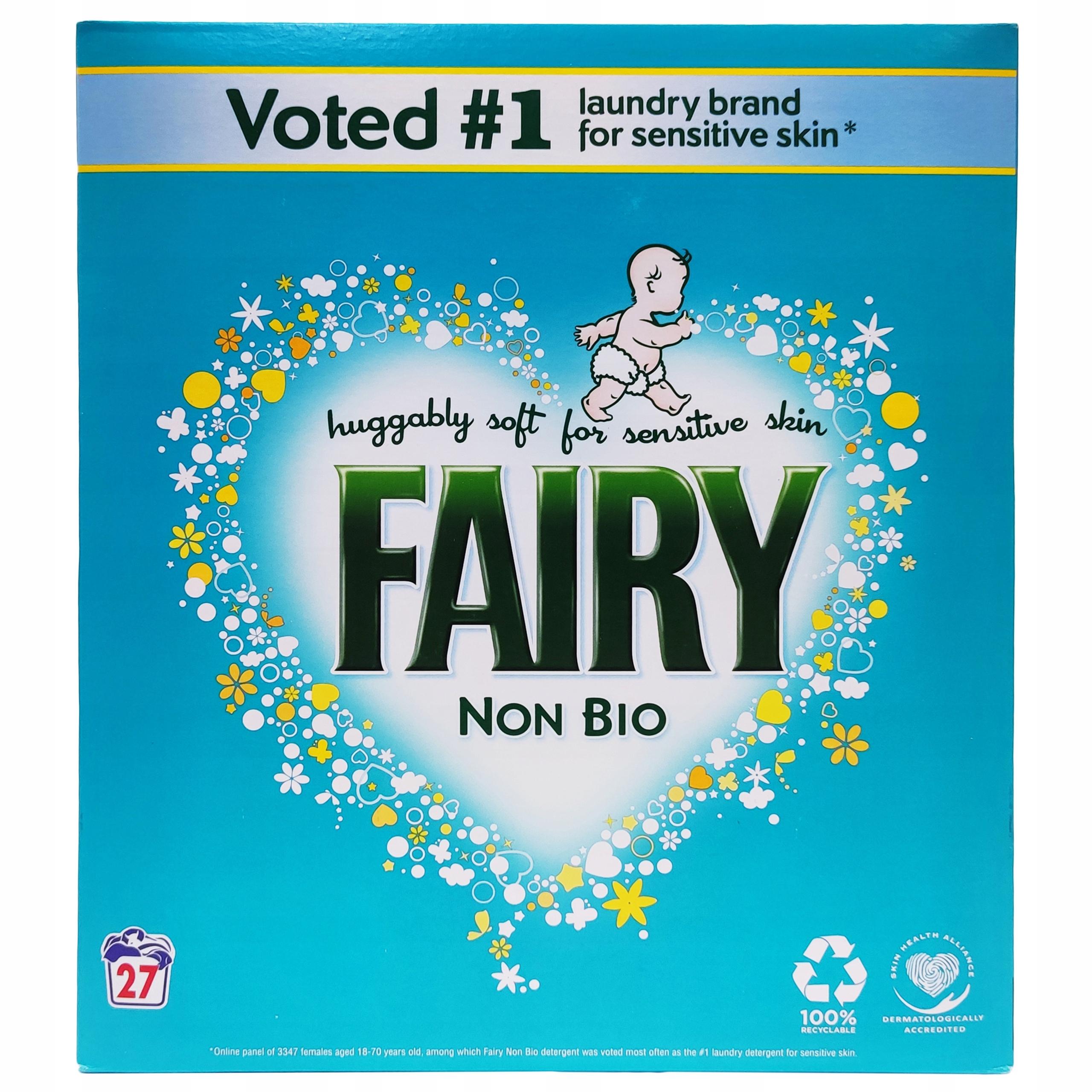 Пральний порошок Fairy Non Bio дитячий 27 прань 1755 г (8001841895154)