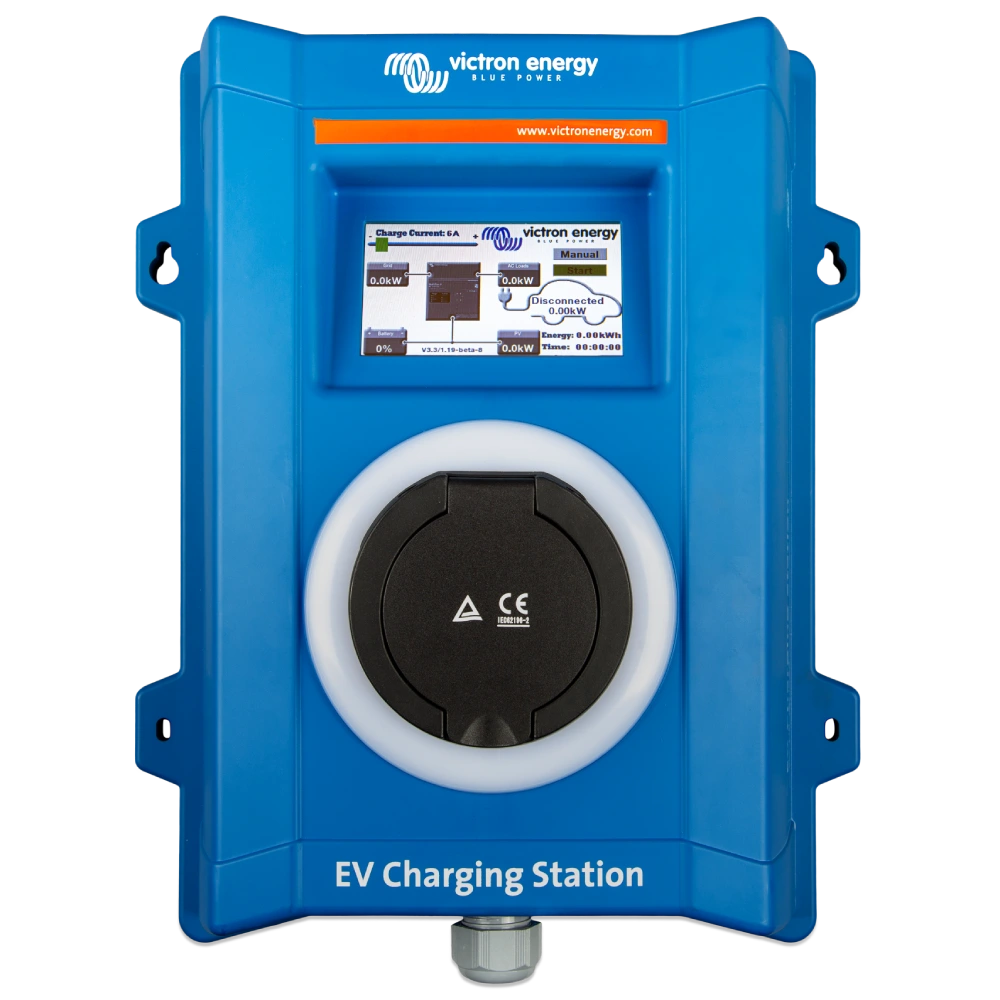 Зарядная станция для электромобиля Victron Energy EV Charging station с трехфазной интеграцией и VRM/GX Blue (27918735)