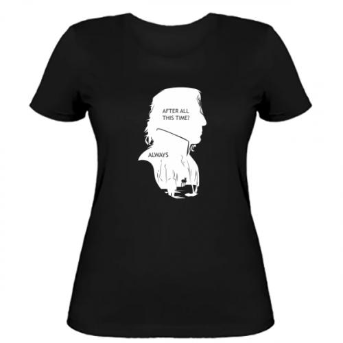 Футболка женская "After all this time?" XL Черный (301303-2-39643-XL)