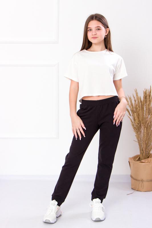 Брюки для девочки Носи свое подростковые 140 см Черный (6231-057-v6)