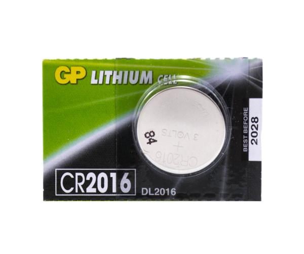 Батарейка GP CR2016 Lithium 3V Silver
