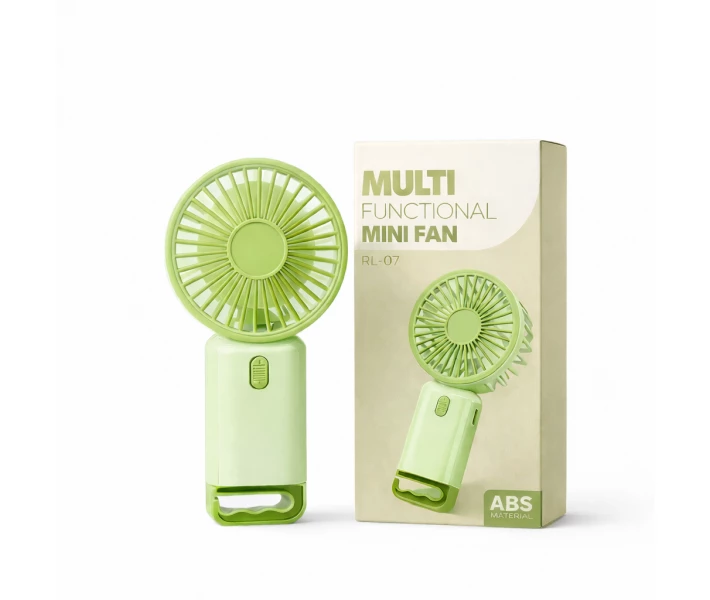 Мини-вентилятор Multi Fan RL-07 лопастный Зеленый (GR-06202)