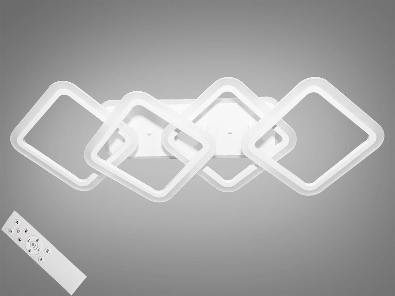 Люстра потолочная с димером LED MX2400/2+2LC WH 3col dim (2437599239)