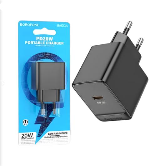 Зарядное устройство Borofone BAS13A Черный (23781416) - фото 2 Зарядное устройство Borofone BAS13A Черный (23781416) - фото 2