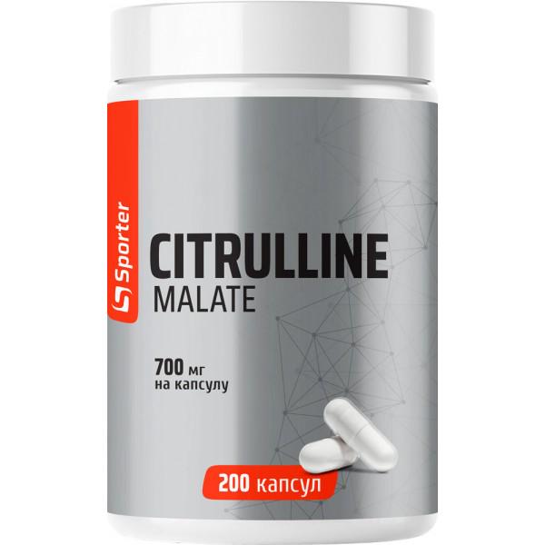Цитрулин малат Sporter Citrulline Malate 200 Капсул 700 мг