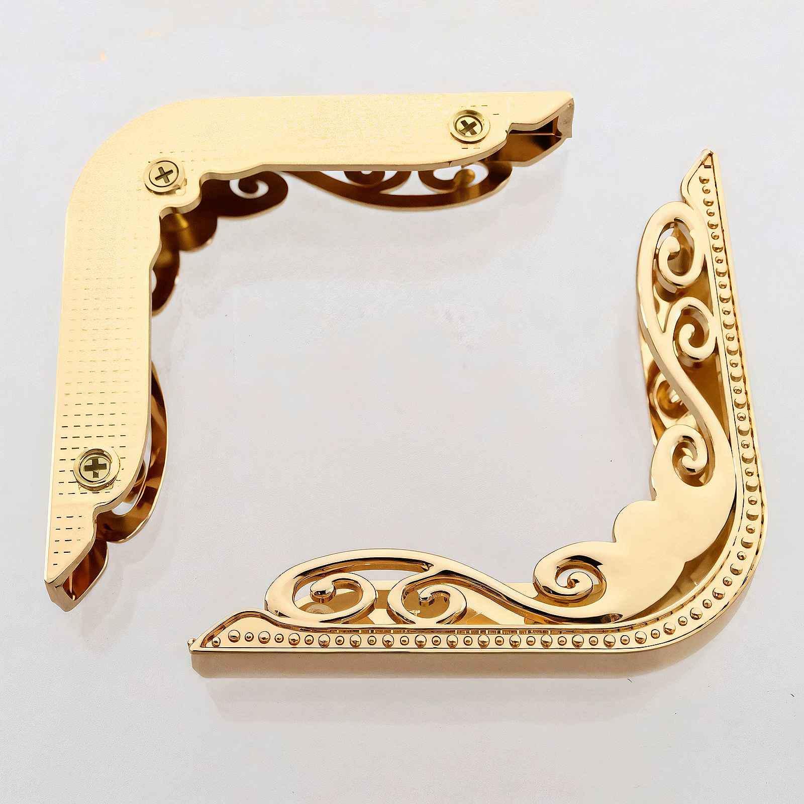 Набор фурнитуры для сумки Олень №4 Золотистый (5049-4) - фото 4 Набор фурнитуры для сумки Олень №4 Золотистый (5049-4) - фото 4