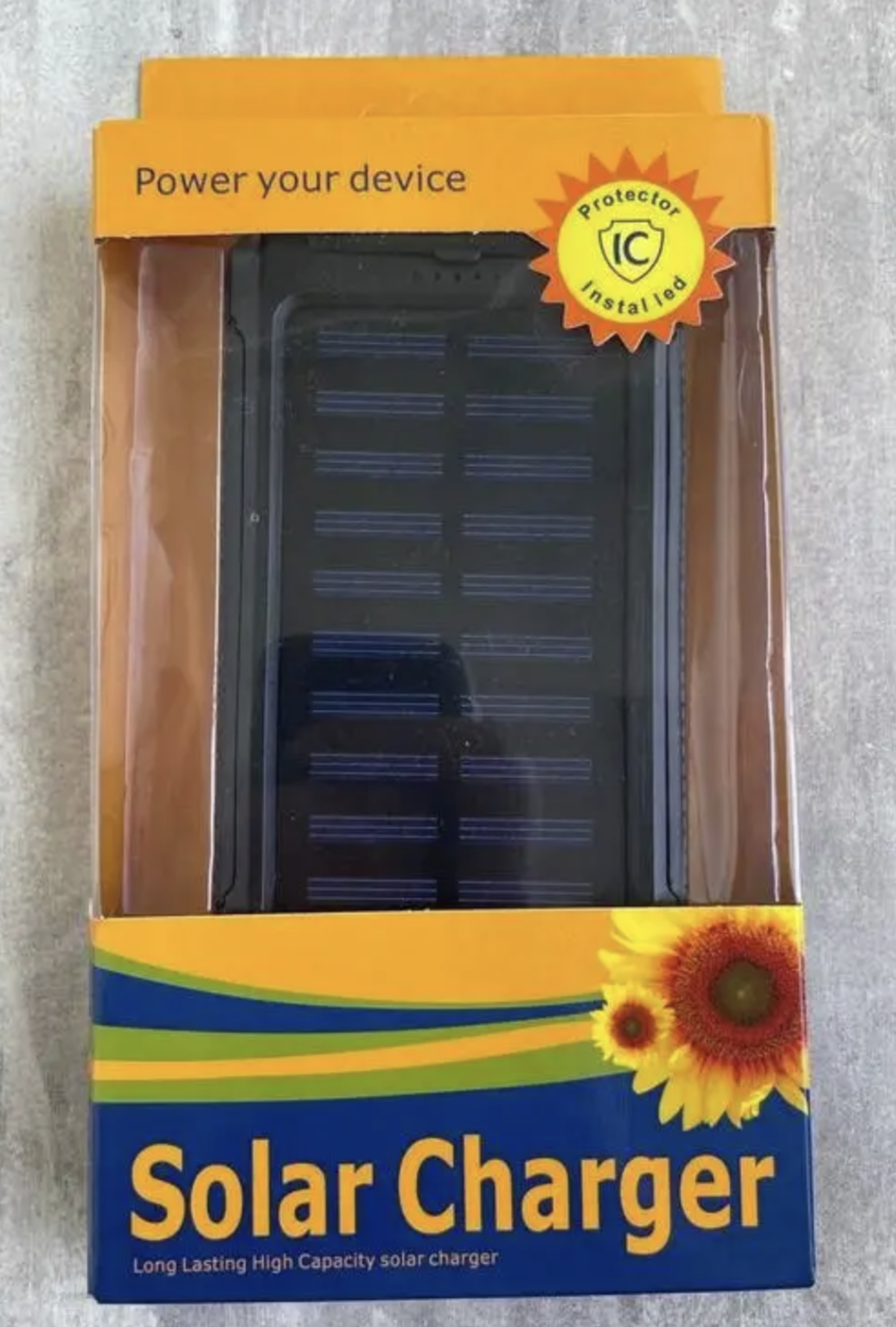 Повербанк Solar 2хUSB з LED-ліхтариком 20000 mAh (32002797)