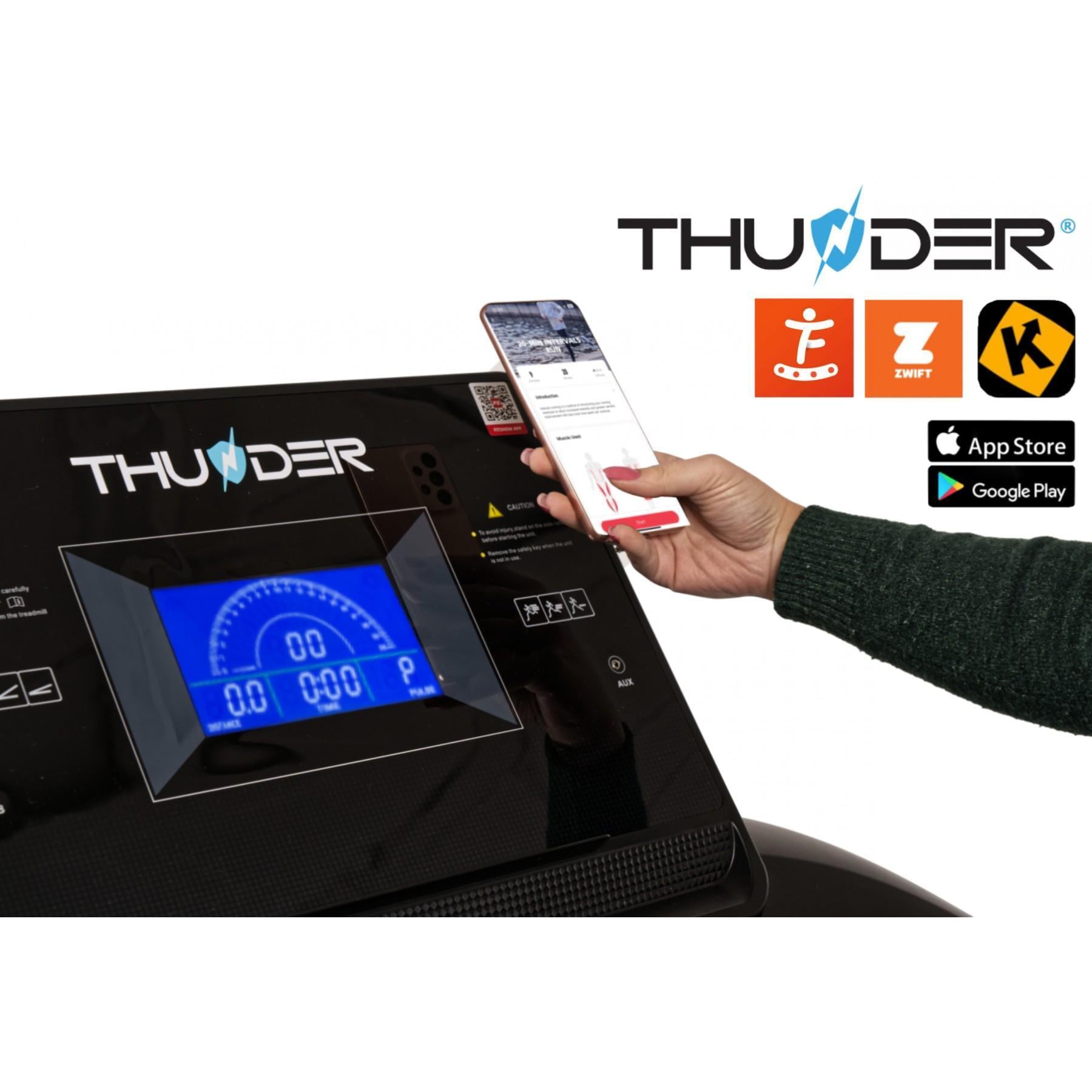 Беговая дорожка Thunder Flex-DS Black (47081) - фото 9