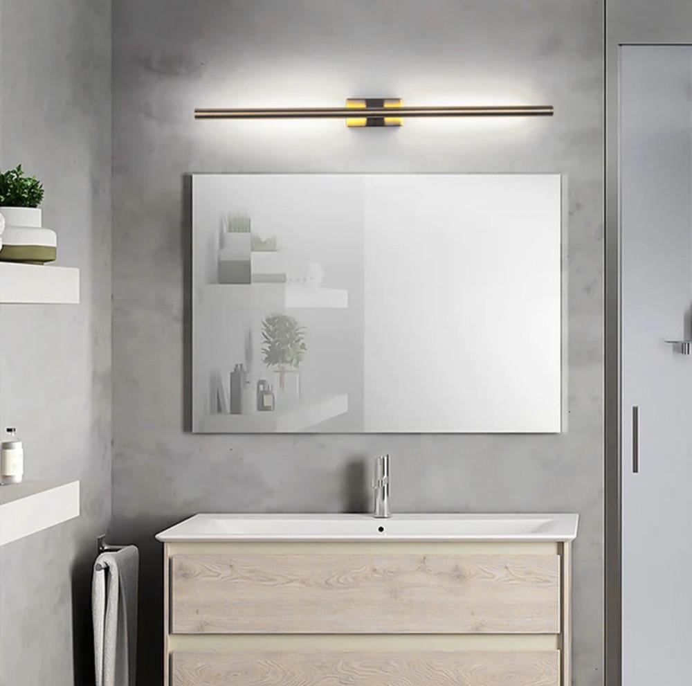 Бра минималистичное LED 100 см Латунь (C20/1000 AB)