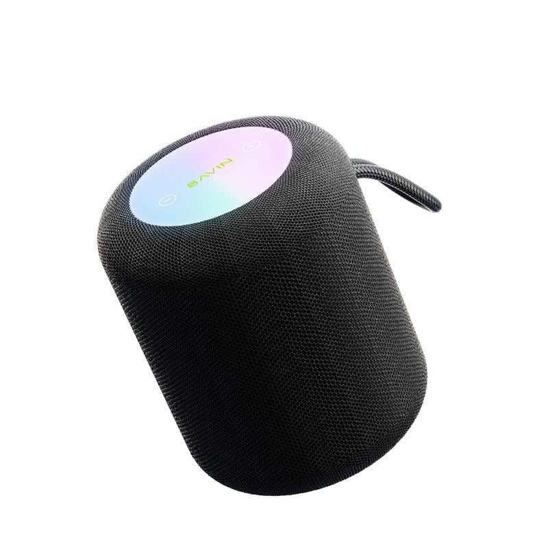 Колонка BAVIN BM-36 Hi-Res RGB-подсветка Повербанк BT/USB/TF/TWS Black