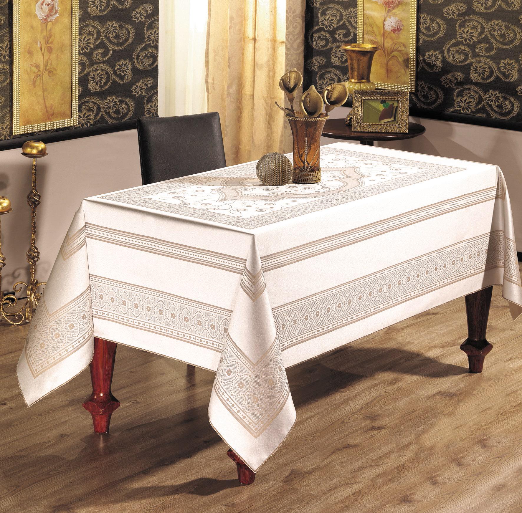 Скатерть тефлоновая Sagol 160x400 St-052 Cappucino (CN6278)