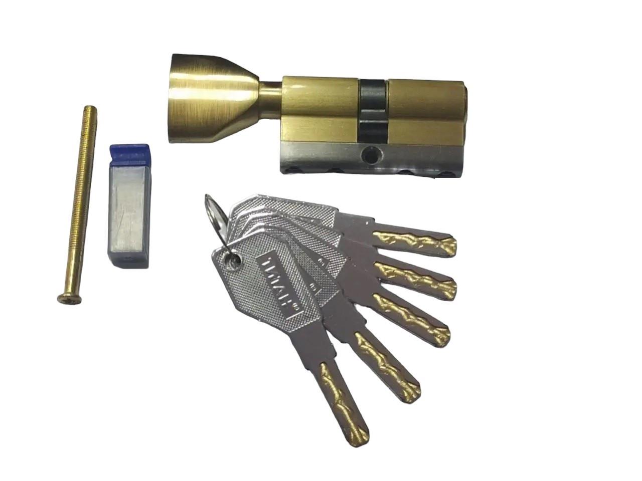 Циліндровий механізм для замка Титан 3D серія M 60 C PB - фото 2 Циліндровий механізм для замка Титан 3D серія M 60 C PB - фото 2