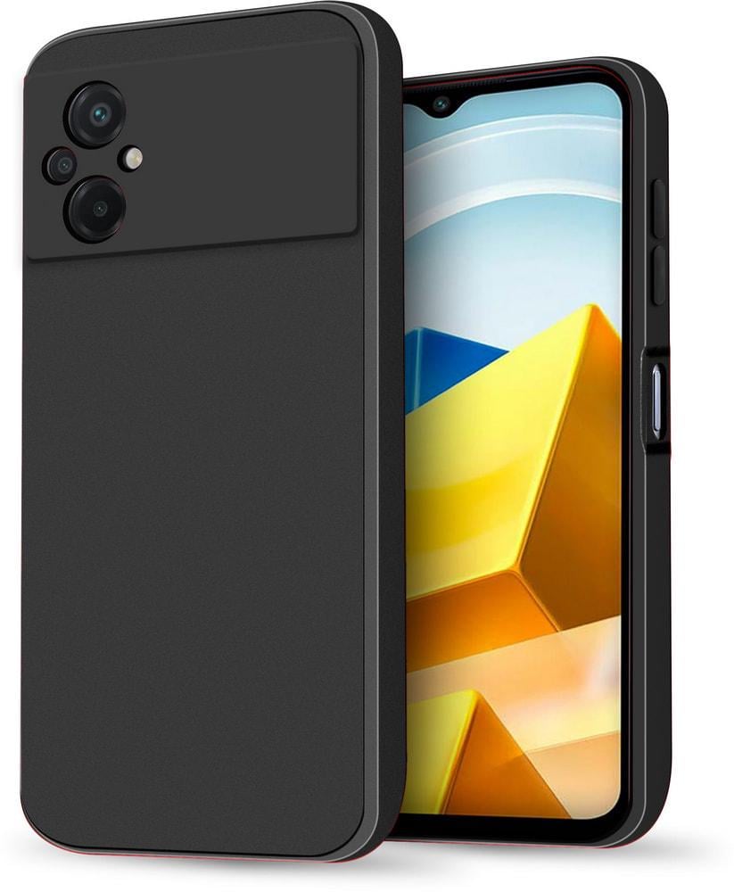 Силиконовый чехол HardCorner Xiaomi Poco M5 (с микрофиброй) Black (34829-2B) Силиконовый чехол HardCorner Xiaomi Poco M5 (с микрофиброй) Black (34829-2B)