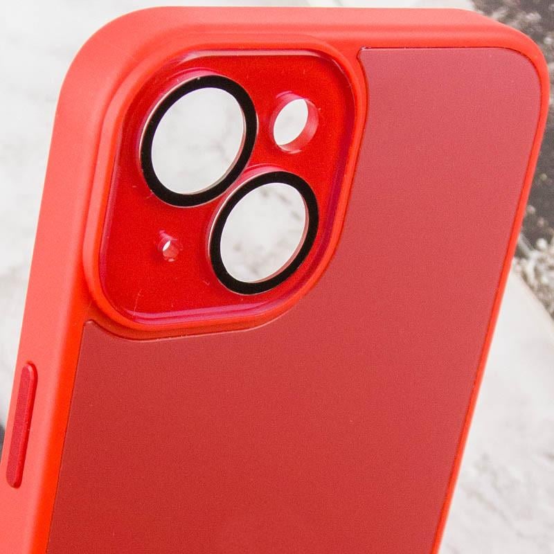 Противоударный Чехол TPU+Glass Sapphire Midnight для Apple iPhone 14 (6.1") Красный / Red - фото 5