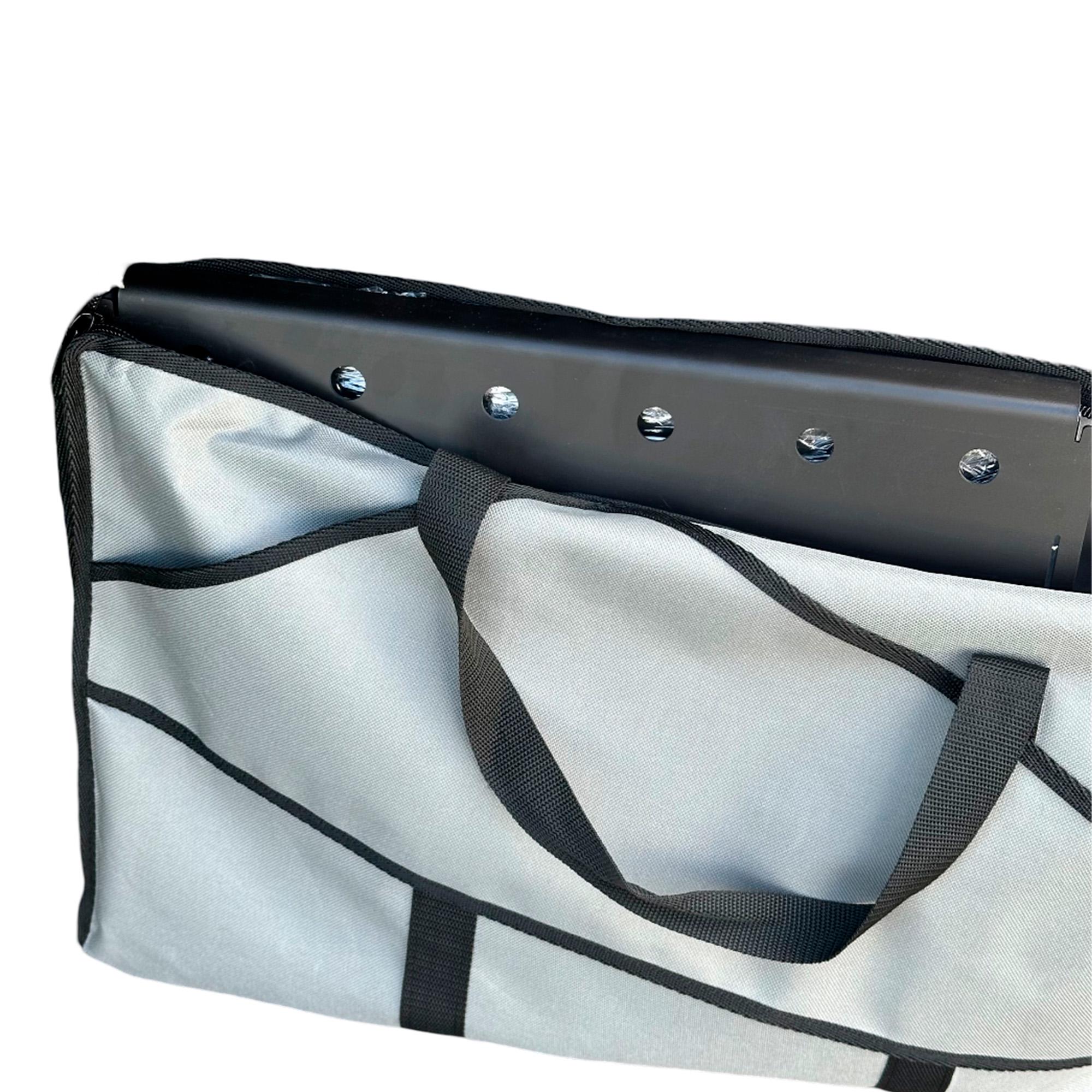 Чохол захисний Mzavod для розбірного мангалу Фенікс з оксфорду на 8 шампурів Сірий (136-17-1060210007007) - фото 5