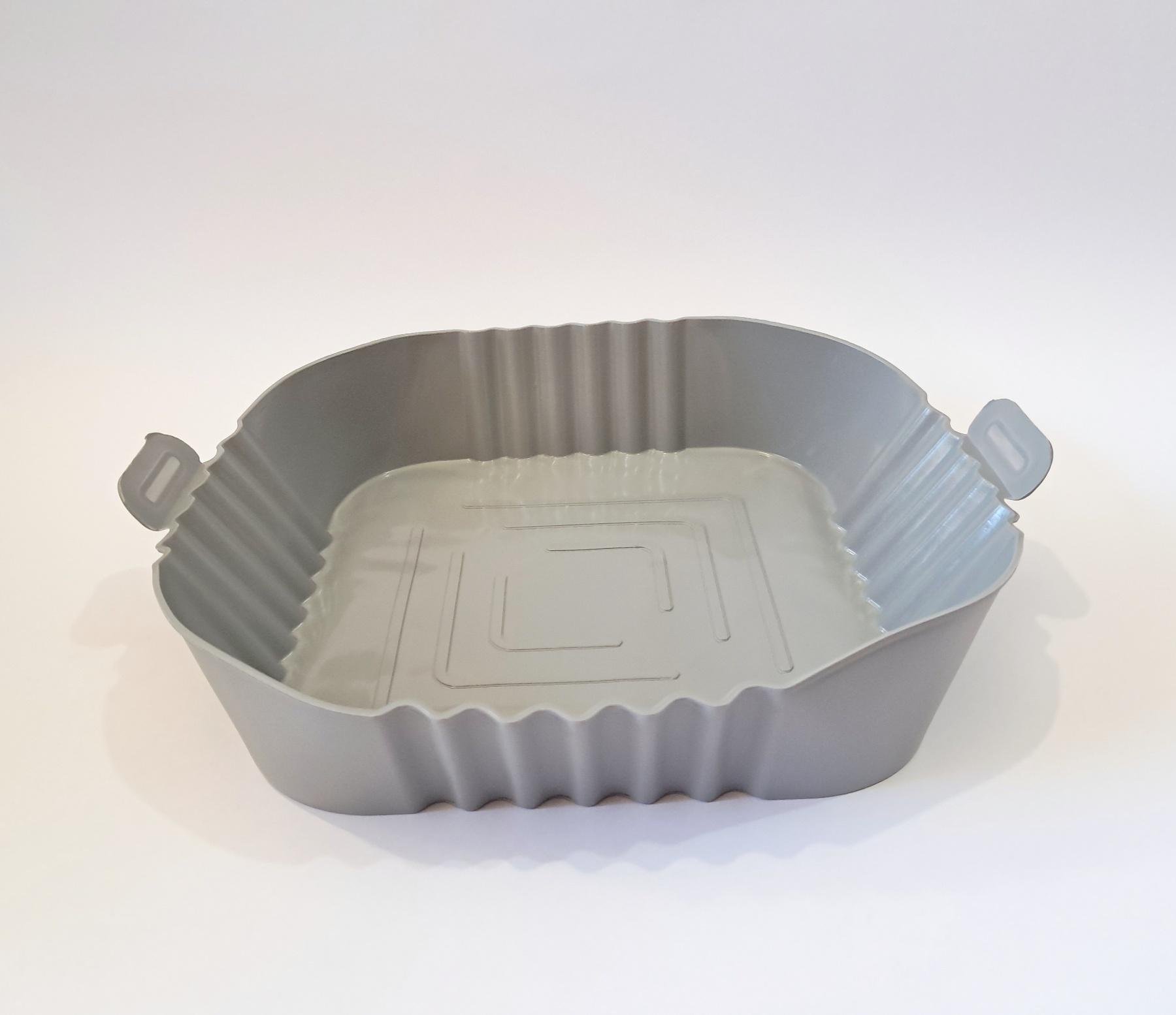 Форма силіконова для аерогрилю мультипечі ребриста 16,5 см Сірий (REN-121) - фото 5 Форма силіконова для аерогрилю мультипечі ребриста 16,5 см Сірий (REN-121) - фото 5