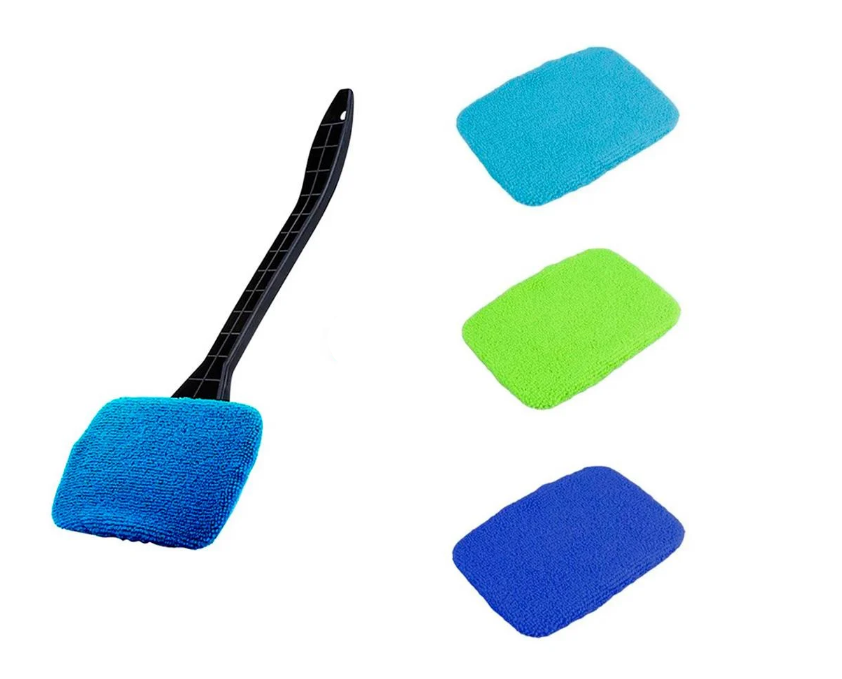 Щітка з мікрофібри Glass Brush для чищення скла автомобіля на ручці (620-2222)