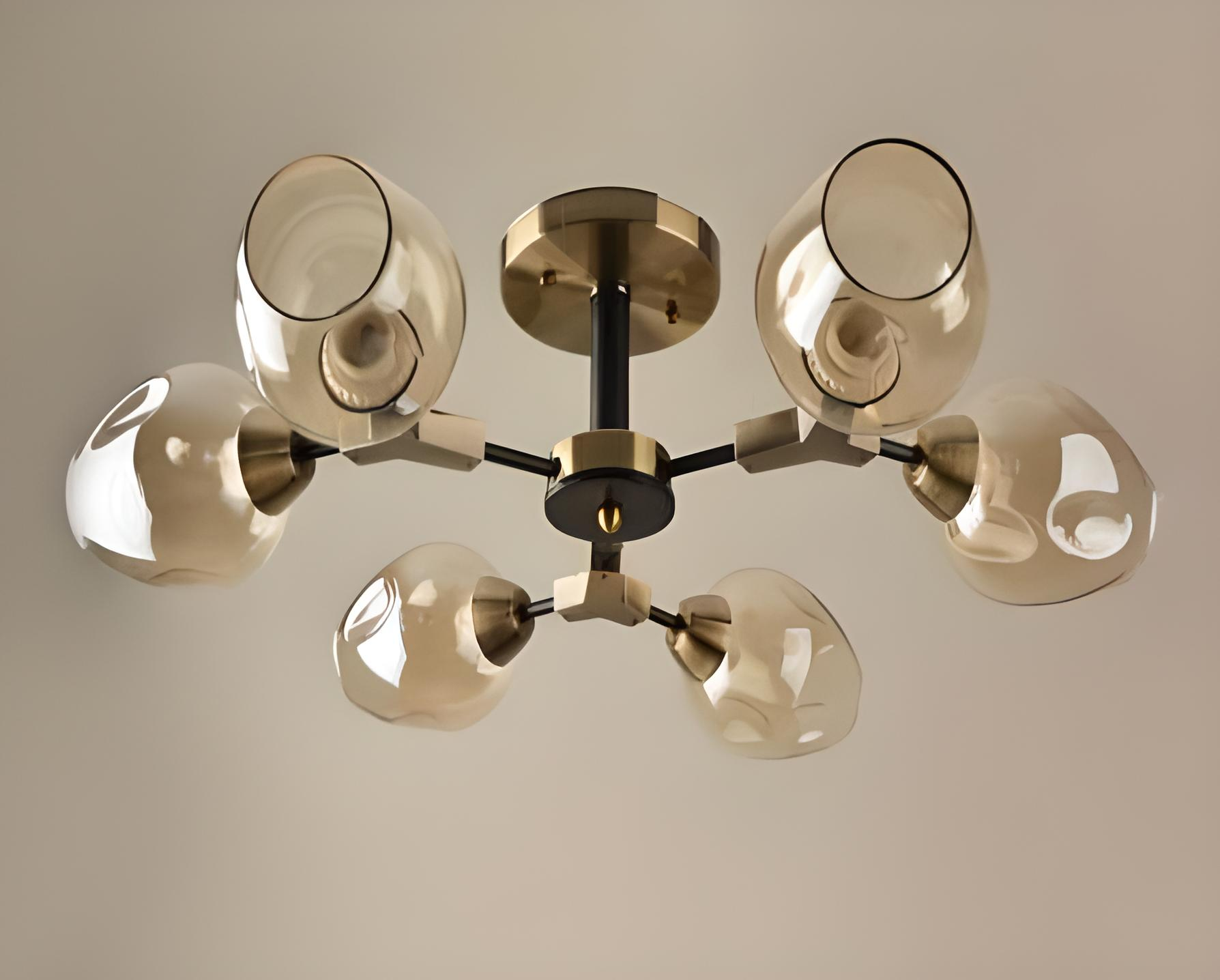 Люстра потолочная Sirius Л 7688/6 на 6 плафонов (000033374)