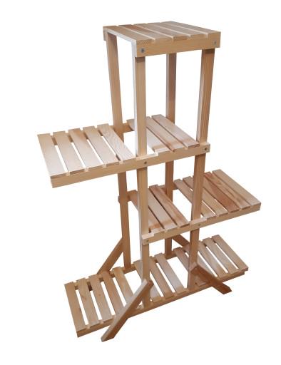 Этажерка под цветы Yudi Натуральное дерево (2272)