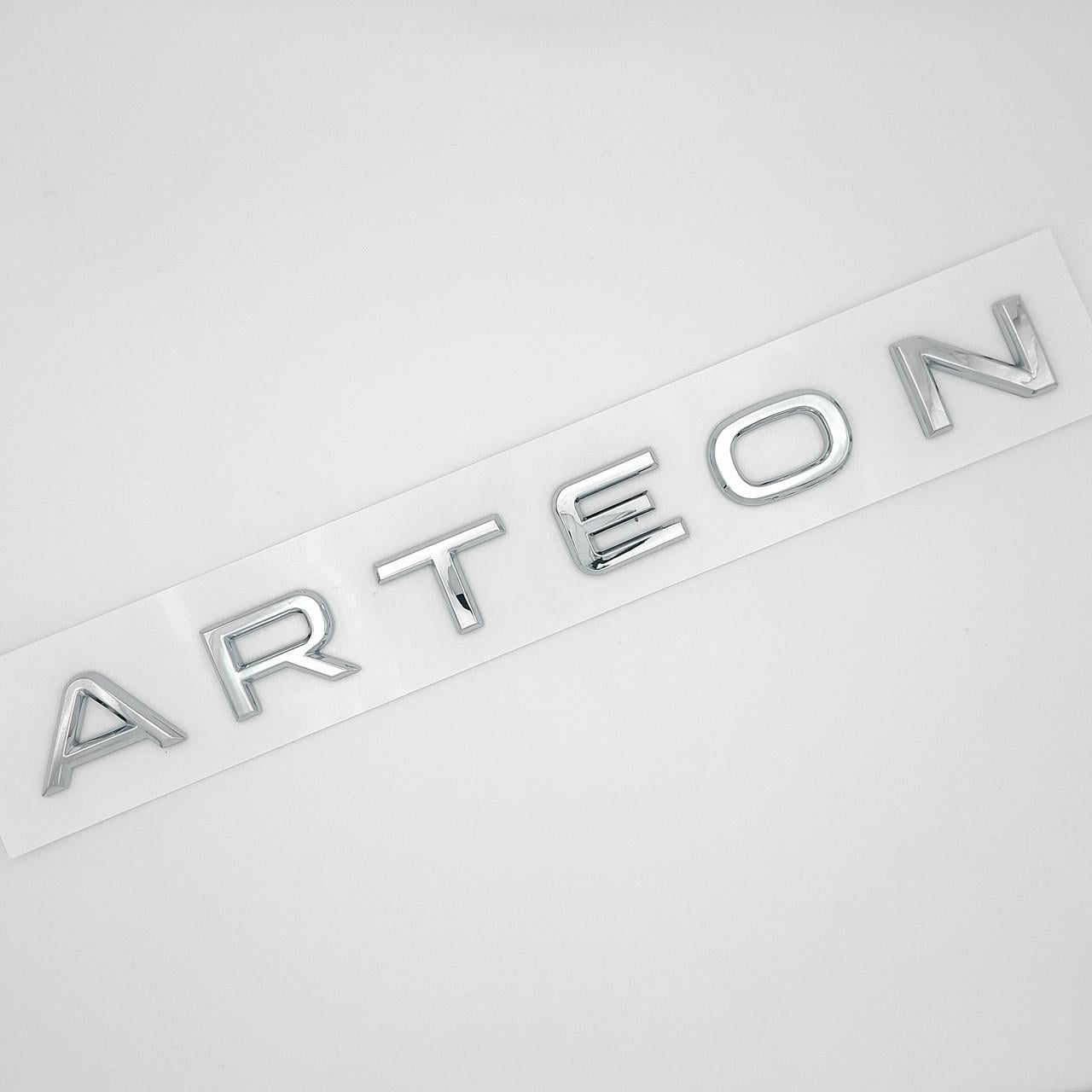 Емблема напис Arteon Volkswagen ABS 23х2,1 см Хром глянцевий (2828328038)