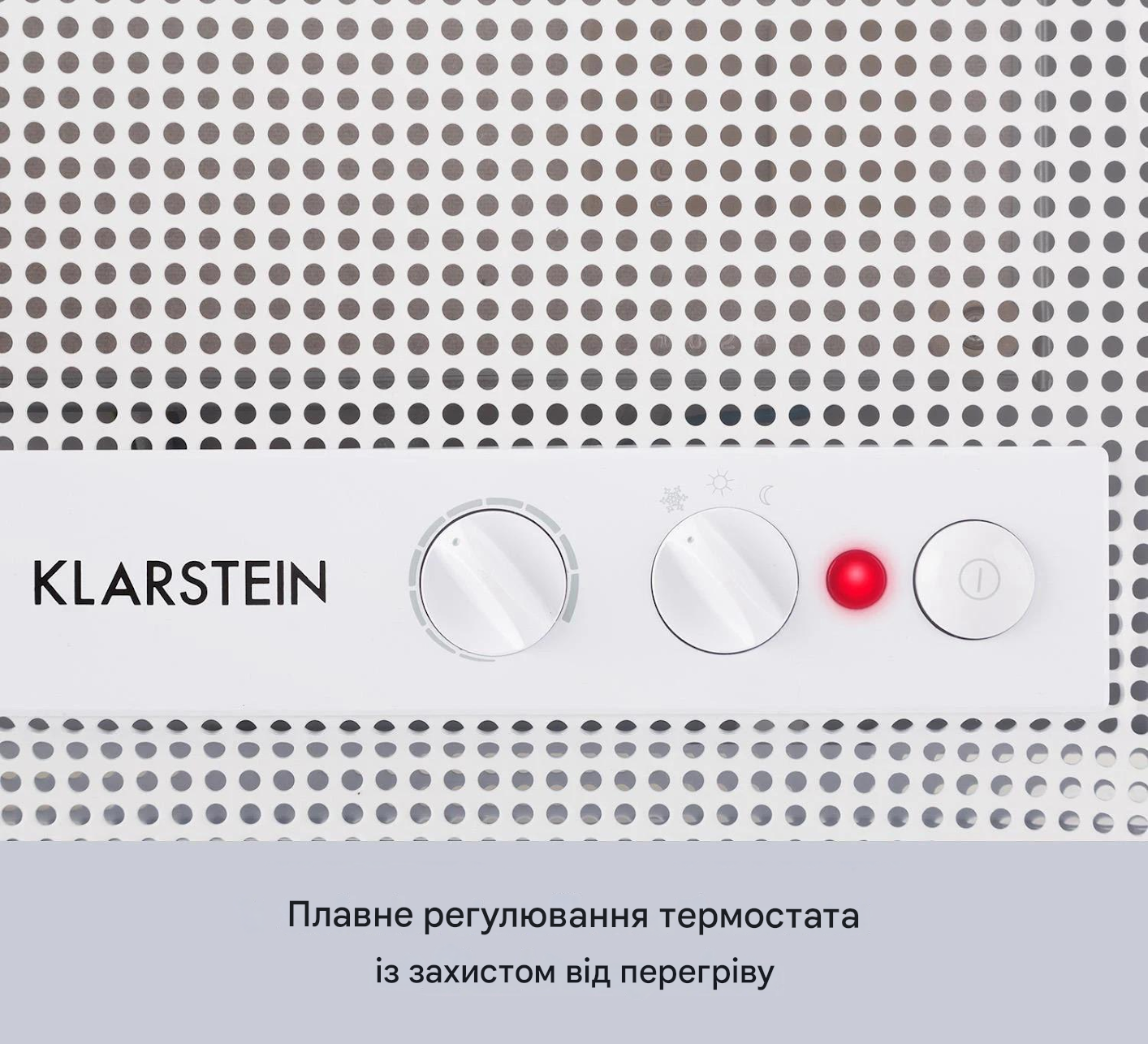 Инфракрасный обогреватель KLARSTEIN Hot Spot Wave 1000 Вт 5-32°C (10032994) - фото 8